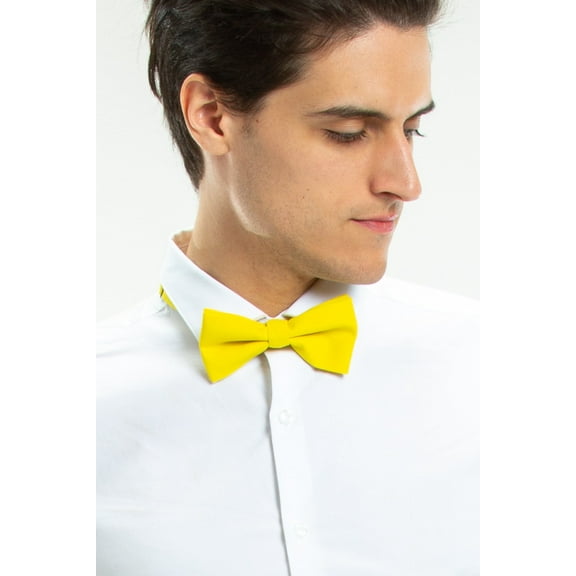 The Lemonade - Shinesty Yellow Pastel Bow Tie