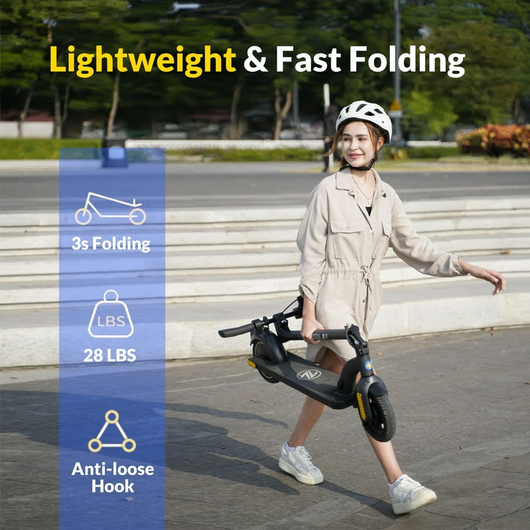 ZDZA Electric Scooter for Adults, 19MPH 350W Motor, 18 Miles Range