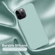 thumbnail image 3 of Entronix Funda de Silicona para iPhone 13 Pro, Suave Al Tacto, Antiarañazos y Antigolpes, Color Turquesa, 3 of 8