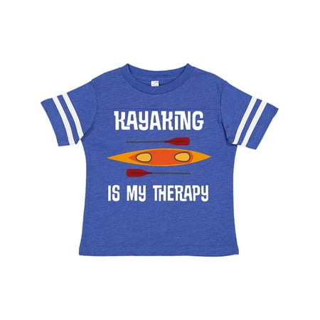 

Inktastic Kayaking Is My Therapy Gift Toddler Boy or Toddler Girl T-Shirt