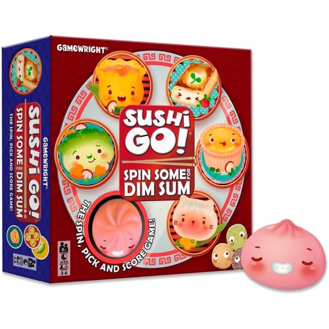 Gamewright Sushi Go Spin Some for Dim Sum - The Spin Pick and Score Game