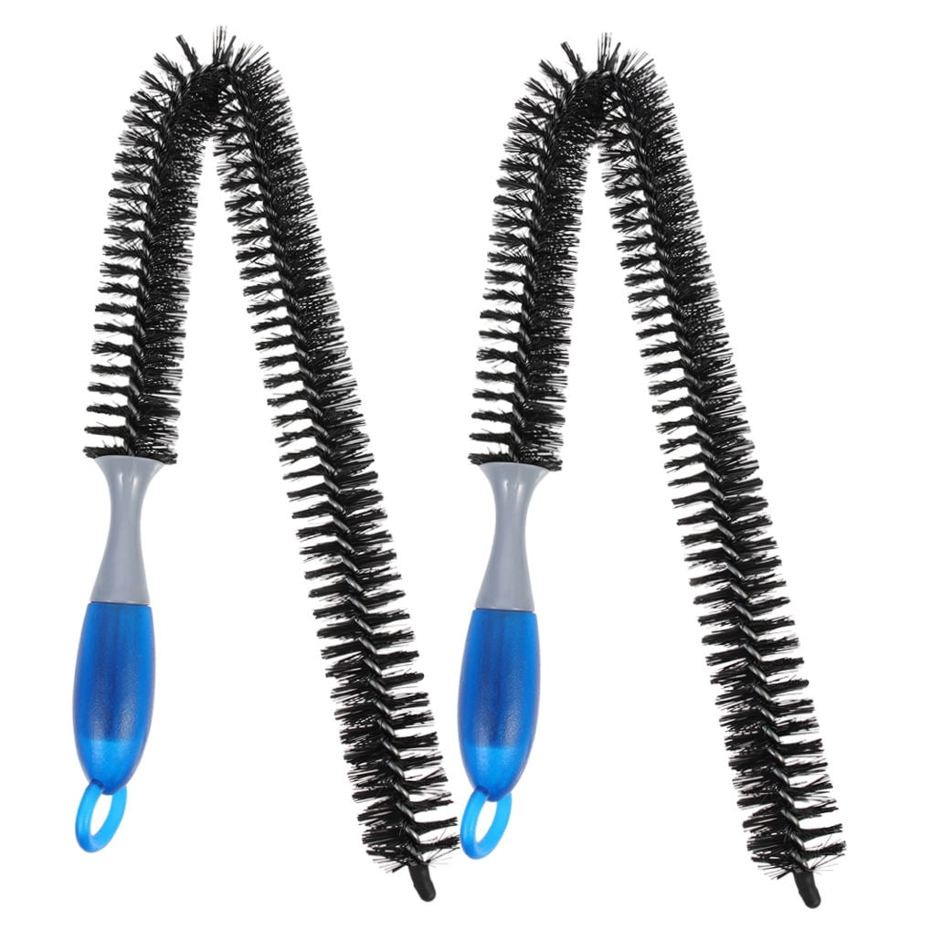 Worgeous 2Pcs Long Dryer Lint Brush Vent Cleaner Heavy Duty Flexible Lint Cleaner for Dryer Vent Trap Bendable Assorted Color