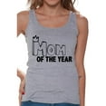 thumbnail image 1 of Awkward Styles Women's Mom Of The Year Graphic Tank Tops For The Best Mother, 1 of 4