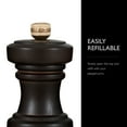 thumbnail image 5 of Cole & Mason Hoxton Chocolate Brown Wood Salt and Pepper Mill Gift Set 4", 5 of 7