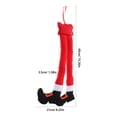 thumbnail image 2 of CTIRCHIU Elf Legs Christmas Tree Decorations Red Pulled Fabric Whimsical Touch For Family 1Pcs, 2 of 8