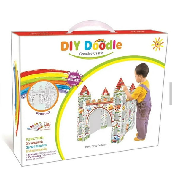 Castillo Creativo Diy Doodle Para Pintar Storyland Z018