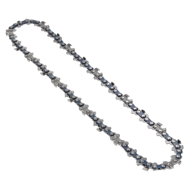 8-Inch Alloy Steel Chainsaw Replacement Chain, 45 Links/22 Rounded Teeth, Easy-to-Install Chainsaw Accessory for Electric Chainsaws, Silver and Blue Finish, 1 Piece Included, Lightweight 71g Saw Chain