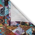 thumbnail image 3 of Ambesonne Quilt Kitchen Curtains, Cultural Floral Bali Tile, 55"x39", Multicolor, 3 of 3
