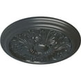 thumbnail image 3 of Ekena Millwork 16 7/8"OD x 5/8"P Vienna Ceiling Medallion (Fits Canopies up to 3 1/4"), Hand-Painted Pewter, 3 of 6