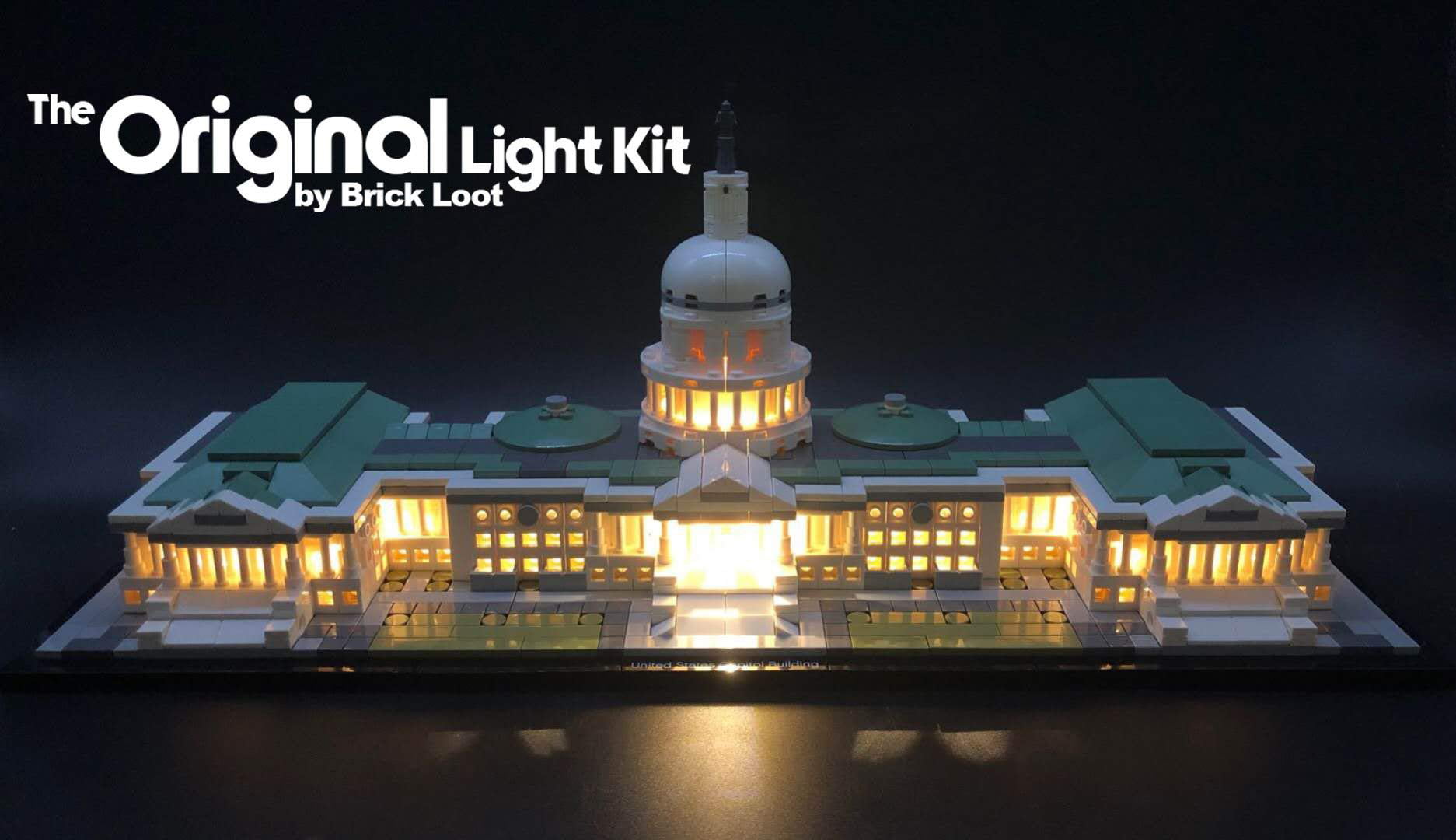 LED Lighting Kit for Lego Architecture United States Capitol Building - 21030 - Custom - Handmade Durability Tested - Compatible with Lego and All Major Brands - Walmart.com
