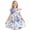 Sky Blue, variant on Teen Girl Easter Dresses Short Sleeved Small Floral Princess Style Long Summer Dress for Girls Teens Summer Outfits Beach Sundress