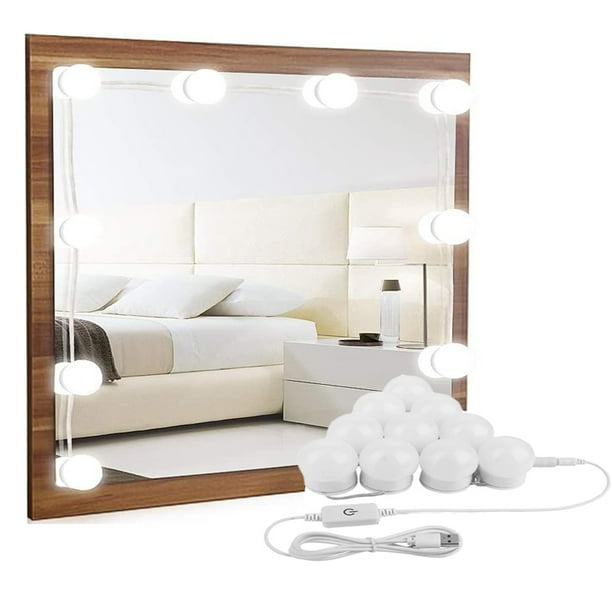 10 Bulbs LED Vanity Mirror Lights Kit, Hollywood Style Vanity Lights