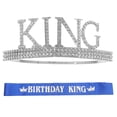thumbnail image 1 of Shisuyan Shoulder Strap Crown Satin Alloy Rhinestone 1Set 160X9.5X1.2In, 1 of 9
