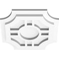 thumbnail image 4 of Ekena Millwork CMP22HS 22 in. OD x 7.25 in. Square Haus Architectural Grade PVC Contemporary Ceiling Medallion, 4 of 7