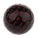 thumbnail image 3 of Dados Acrílicos De Múltiples Lados Para Tablero De Mesa Juego De Rol Bar Club Red Sunnimix Bola de juego de dados poliédricos, 3 of 8