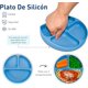 thumbnail image 4 of Juego de Vajilla para Bebé de Silicón, Azul, Bluelander CBHH-0106, 4 of 5