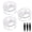 C, variant on Manual Garlic Mincer, Transparent Handheld Crusher, Multi-Functional Garlic Press for Kitchen, Easy Squeeze Garlic Roller, Rustproof Mincing Tool for Cooking​, A