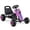 Pink, variant on Gymax Pedal Go Kart for Kids 4-Wheel Ride On Toy w/ Steering Wheel & Safe Handbrake White