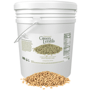 Lentil, Green, 40LB Emergency Bucket, USDA Certified Organic & GMO Free, Sustainable Farming Practices-Mountain High Organics