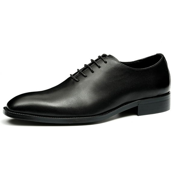 Santimon Black Dress Shoes for Men Modern Lace up Oxford Shoes Business Formal Shoes for Wedding Formal Occasions US 12