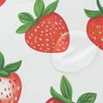 thumbnail image 4 of Yayeee Shower Curtain with Hooks 72"x72" Waterproof Fabric Bathroom Hanging Decor, Strawberry, 4 of 5