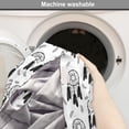 thumbnail image 6 of Dreamcatcher Dog Crate Cover, Rhythmic Feathers Native Protective Symbol Bohemian Art, Easy to Use Pet Kennel Cover for Medium Large Dogs, 35" x 23" x 27", Pale Taupe Charcoal Grey, by Ambesonne, 6 of 6