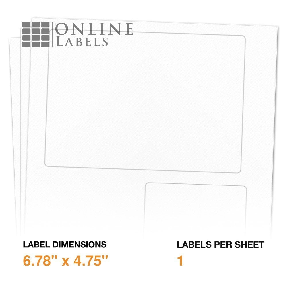 Sonderpreis Etiketten 100 Laser/Tinte Jet Etiketten Click-N-Versand Mit Abreißquittung Einschreiben Label