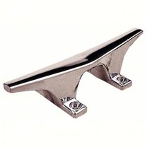 Sea Dog 4-Hole Cleat, 6", Chrome-Plated