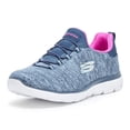 thumbnail image 1 of Zapatilla Skechers Summits-Quick Getaway para mujer, color azul marino y rosa intenso, 1 of 4