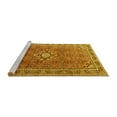 thumbnail image 2 of Ahgly Company Machine Washable Indoor Rectangle Persian Yellow Traditional Area Rugs, 7' x 10', 2 of 4