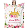 thumbnail image 2 of 30th Birthday Gifts for Women Best 1994 Birthday Decorations for Mom Aunt Friends,Back in 1994 Unique 30 Year Old Birthday Pink Blanket for Her,Soft Comfortable Throw Blanket 40''x50'', 2 of 5