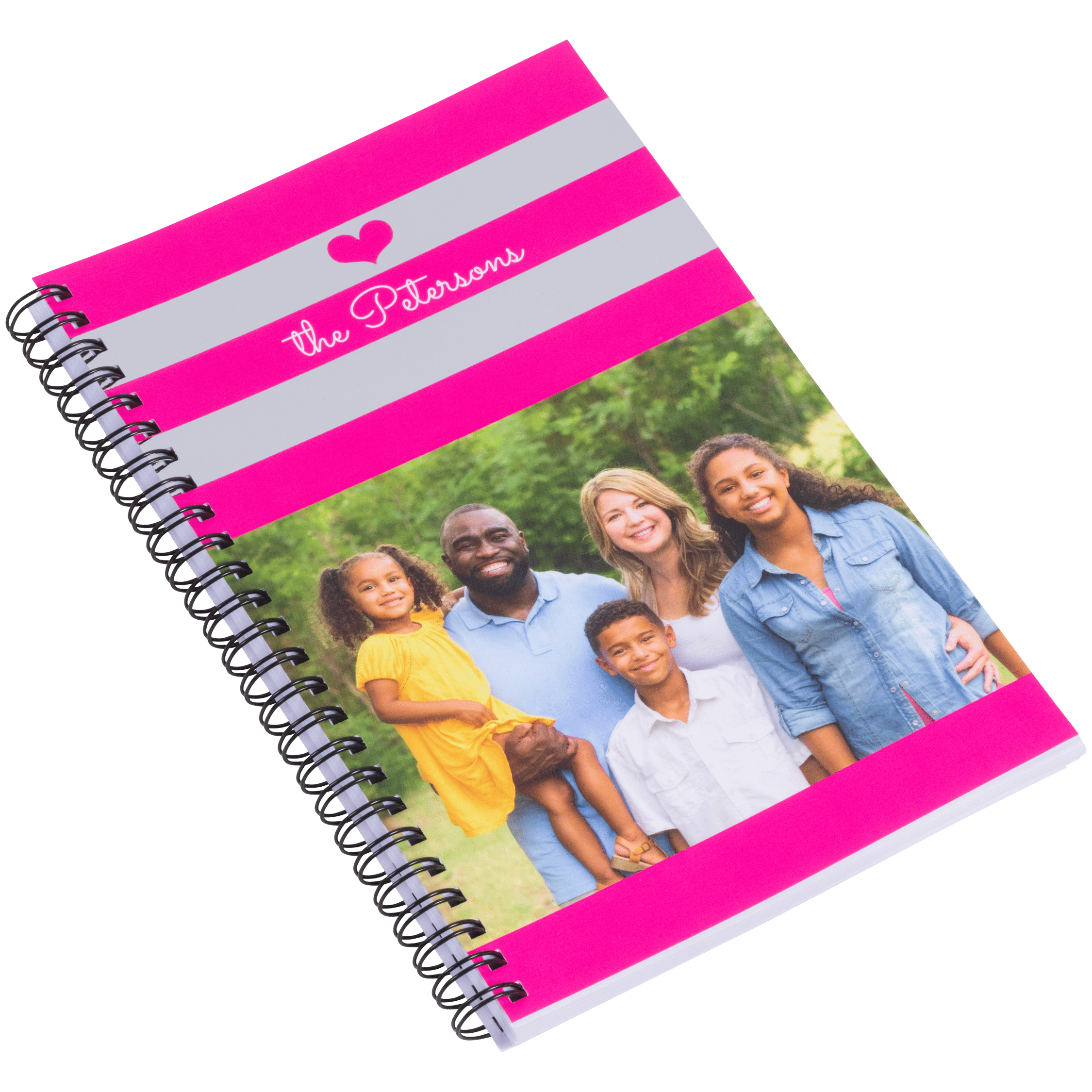 Silver Foil Spiral Notebook- Dotted Pages (150 pages)