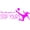 Pink, variant on Girl's Soccer Quote - Vinyl Wall Decal / Bedroom Decoration 20"x11" [W3]