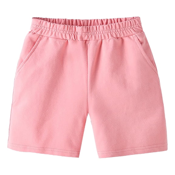 Clearance! lulshou Girls Shorts 3-13 Years Children's Fashion Solid Color Cute Loose Home Pants Shorts