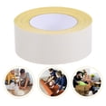 thumbnail image 4 of 1 Rouleau Ruban Imperméable Double Face Adhésif Fort Ruban en Tissu pour Conduit (Jaune), 4 of 5