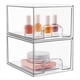 thumbnail image 3 of 2 Cajones de Almacenamiento Apilables Transparentes, Organizador de Maquillaje para Baño, Contenedores de Almacenamiento para Organización y Almacenamiento del Hogar, 3 of 5