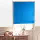 thumbnail image 1 of Persianas plisadas autoadhesivas para balcón, cortinas opacas para ventana, color azul, 1 of 8