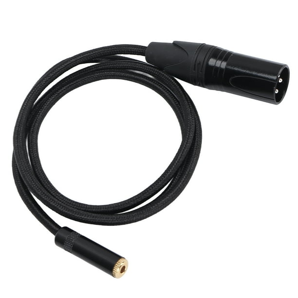 Cable XLR Macho A Hembra De 3,5 Mm Cable Profesional Hembra De 3,5 Mm A XLR Macho Para Reproductores MP3 Amplificadores Mezcladores 1 M/3,3 Pies