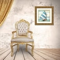 thumbnail image 3 of Gorham, Gregory 12x12 Gold Ornate Wood Framed with Double Matting Museum Art Print Titled - Sailboats I, 3 of 4