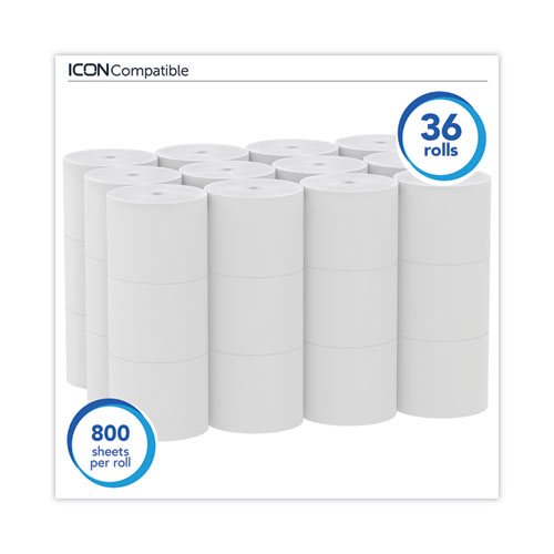 Essential Extra Soft Coreless Standard Roll Bath Tissue, Septic Safe, 2-Ply, White, 800 Sheets/roll, | Bundle of 2