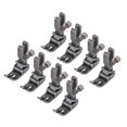 thumbnail image 2 of 8pcs Universal Presser Foot Shirring Presser Feet Set Sewing Machine Parts for Pleating, 2 of 10