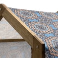 thumbnail image 4 of Vintage Pet House, Moroccan Ceramic Tile Inspired Floral Old Fashioned Cultural Mosaic Print, Outdoor & Indoor Portable Dog Kennel with Pillow and Cover, 5 Sizes, Multicolor, by Ambesonne, 4 of 4