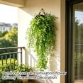 thumbnail image 4 of Artificial Hanging Vines White 3 Pack For Indoor Outdoor Patio Garden Home Wall Decor, 4 of 6