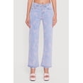 thumbnail image 4 of Women's Mid Rise Straight Leg Bow Print Jeans, 4 of 5