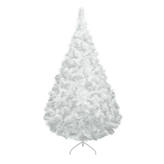 Árbol Navideño Pino Ramas Montables Blancas Brillantes Importadora La Merced Altura 1.50 m Artificial Plástico Resistente