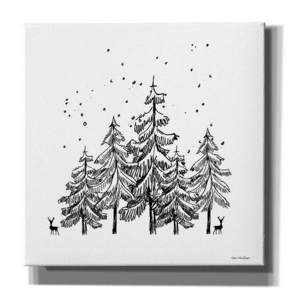 Epic Graffiti 'Winter Time' by Seven Trees Design, Canvas Wall Art, 12"x12"
