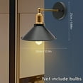 thumbnail image 5 of Industrial Wall Sconce Retro Vintage Barn Wall Mount Light with Metal Shade USA for Bedrooms, Living Rooms, Kitchens, Hallways, 5 of 18