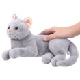 thumbnail image 4 of MasteelfCA Simulation Animal Doll Plush Cat Plaything Stuffed Animal Doll for Home Kids Toy, 4 of 7