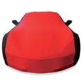 thumbnail image 2 of C7 Corvette Ultraguard Stretch Satin Indoor Car Cover : Sport Series Red/Black, 2 of 15