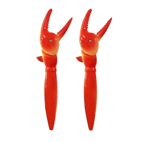 2-Pack Lobster Shaped Ballpoint Pens - Creative Novelty Design, Comfortable Grip | Functional, Portable, Perfect for Home, Office & Gifts | Eye-Catching Red Crab Claw Pens